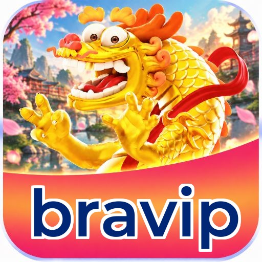Logo bravip Slots Premium Brasil