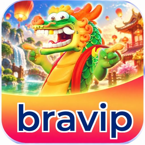 Logo bravip APP Mobile Brasil